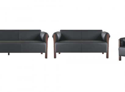 Canapé-Sätz Sofa-Set Liederkanapé 3-Sëtzer 2-Sëtzer Fauteuil Holz Couch