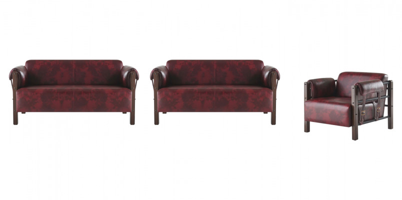 Sofa-Set 2-Sëtzer Fauteuil Liederzofu Komplett Lieder Holz Modern Gëeegent