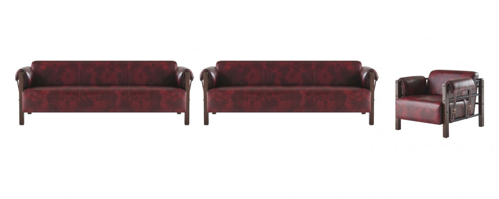 Sëtzmiwwel-Set 3-Sëtzer Sessell Lieder Weich Holz Liederbésofas Modern Sofas