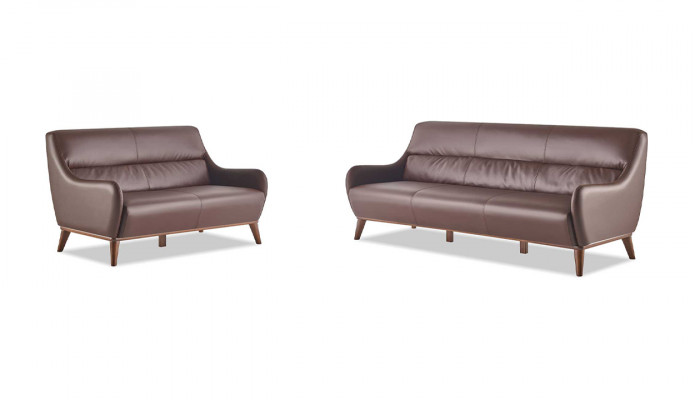 Klassesch 3-Sëtz 2-Sëtz Brunswick Sofa-Set Sofagarnitur Couch Liederdivanen