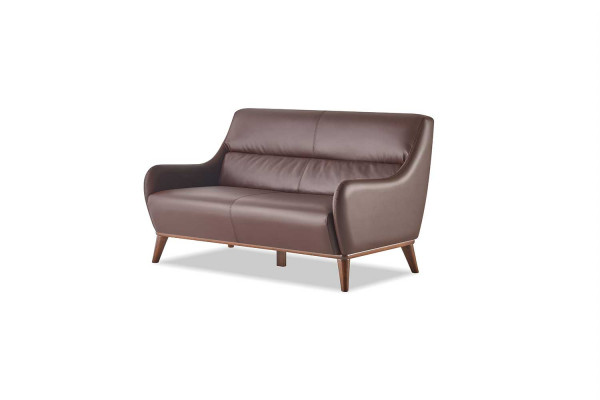 Set vu Sëtzmébel Komplett-Set 2-Sëtzer Fauteuil Braun Lieder Klassesch Lieder Holz