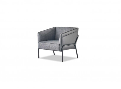 Sëtz Ledder Edelstahl Gro 1-Sëtzer Modern Leefsessel Stil Textil