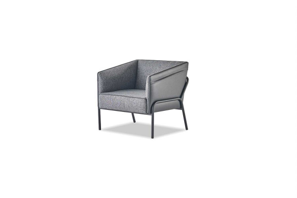 Canapé-Set Ledergarnitur Gro Modern 3-Plaz 2x Sesselen Textil Edelstol Holz