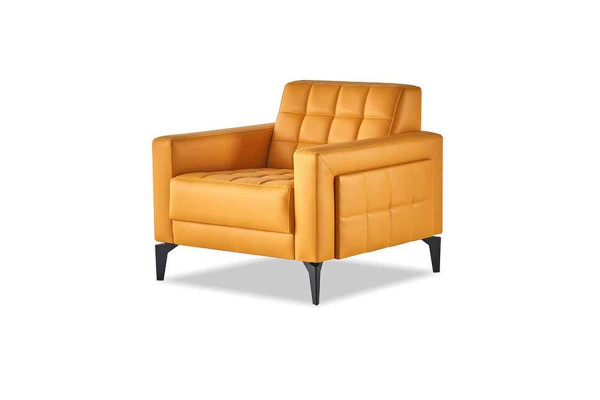 Chesterfield Leedersëtz Fauteuil Modern Mëll Lieder Edelstol Holz Äermleen