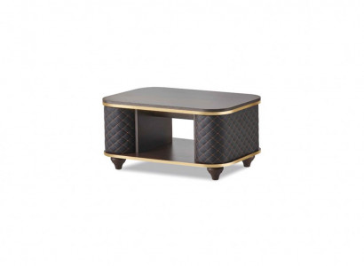 Couchtisch Braun Schwaarz Modern Rechteckeg Aleegeplack Büroeinrichtung