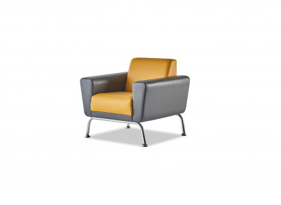 Still a Yellow Groue Fauteuil Modern Holz Weich Armleefsten Edelstol Lieder