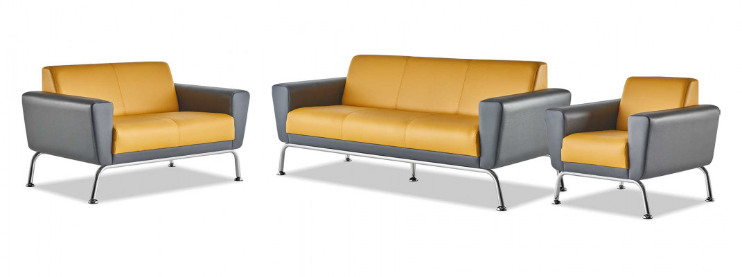 Léidersfastolen Giel Gro Sofagarnitur Sofas-Set 3-Sëtzer 2-Sëtzer Sessel