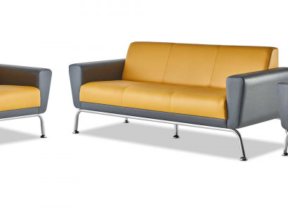 Léidersfastolen Giel Gro Sofagarnitur Sofas-Set 3-Sëtzer 2-Sëtzer Sessel