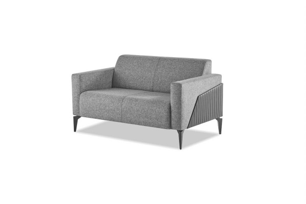 Sofa-Set Grey Sofas Fauteuils Edelstol Sofa-Set 2-Sëtzer Fauteuil