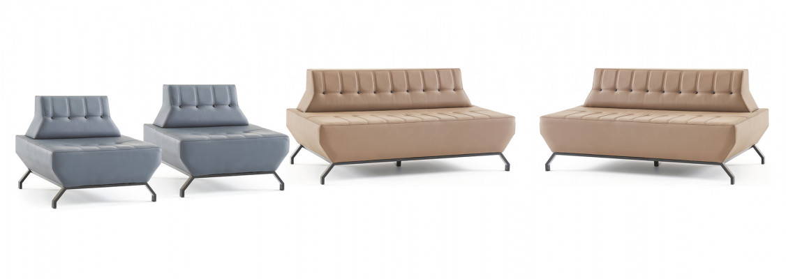 Luechtuell-Sofa Set 2-Sëtzer Sëtz Beige Gro Chesterfield Sofas Edelstol
