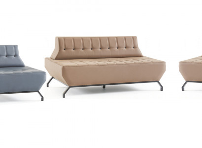 Luechtuell-Sofa Set 2-Sëtzer Sëtz Beige Gro Chesterfield Sofas Edelstol