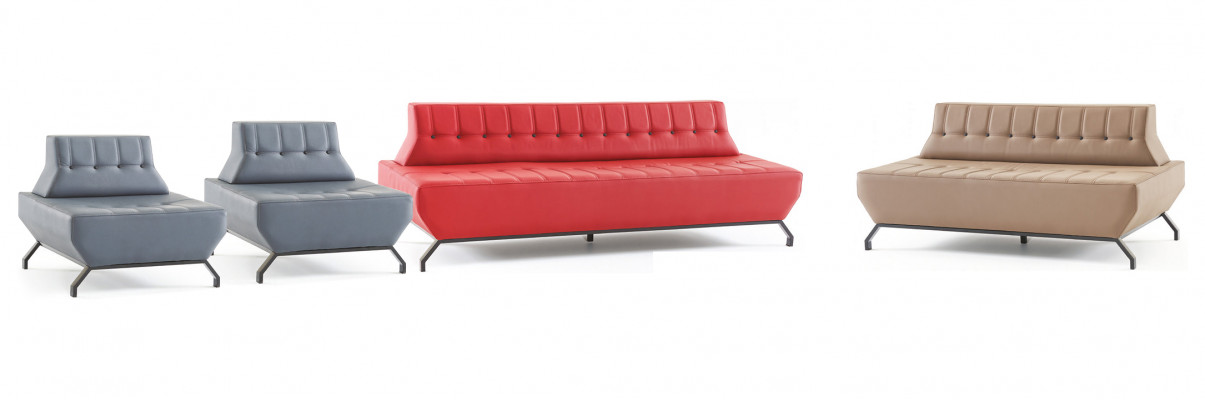 Sofagarnitur Rout 3-Sëtzer Beige 2-Sëtzer Gro Couch Fautteuil Chesterfield