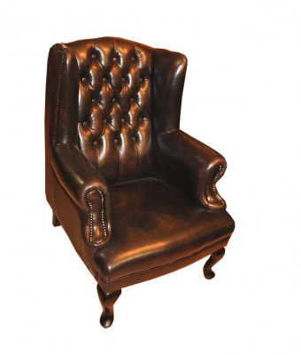 OHRFAUTEUIL CHESTERFIELD LÄDERSOFA SESSEL TEXTIL LÉIER COUCH CANAPÉ GROSSHÄRZOG