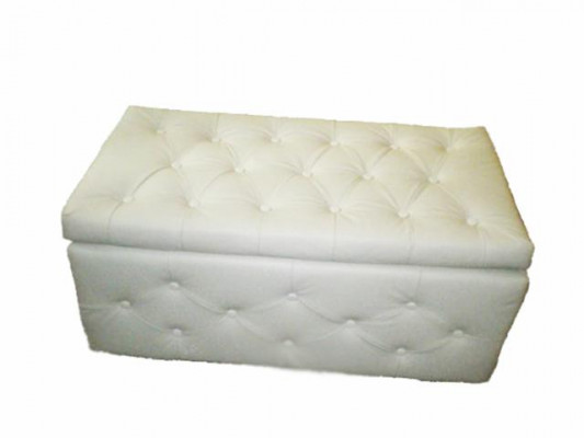 Hocker Chesterfield Beistellhocker Ottomane Canapé Lieder Stoff Textil CHESTER17