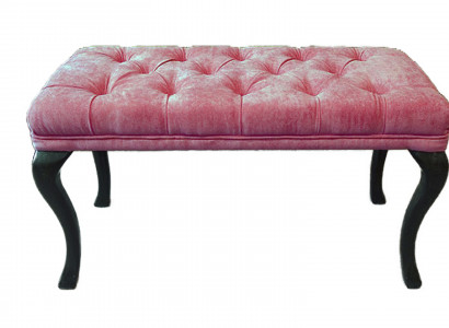 Chesterfield Hocker Niewendësch Hocker Ottomane Couch Lieder Stoff TORBAY II Nei