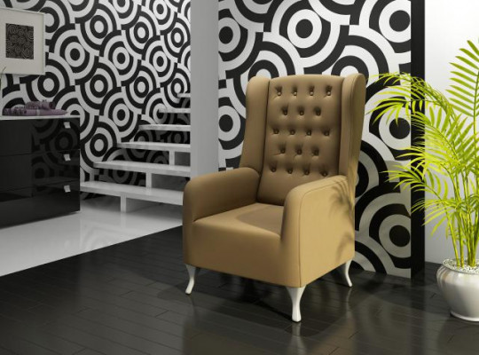 OHRENSESSEN CHESTERFIELD FRÄI FARBWAL DESIGN SAMT - KRISTALLEN COUCH SOFA NEI