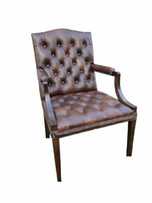 Antike Troun Kinnek Chesterfield Sëtz Imitatioun 1500 Ritter Stull Couch Sofa