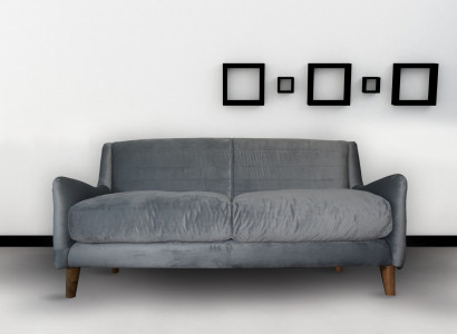 Sofa Stoff Textil Sofa Canapé Bett Designer Garnitur Stoffcanapé Couchen No.33