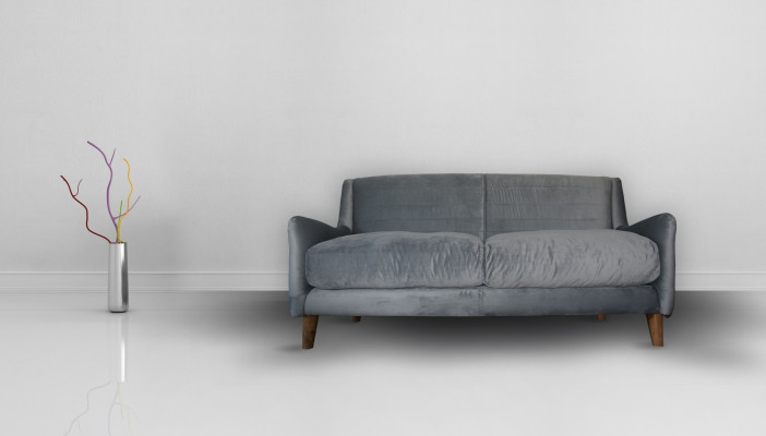 Sofa Stoff Textil Sofa Canapé Polster Designer Garnitur Stoffsofa Canapéen Nr.35