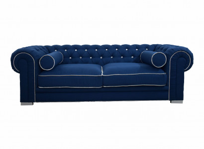 Chesterfield Sofa 3-Sëtz Polster Designer Couchen Sofas Garnitur SL Sofa 3 Nei