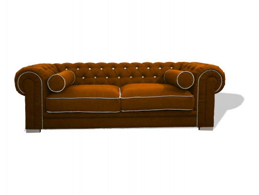 Chesterfield Canapé 3-Sëzeger Gepolstert Designer Canapéen Sofas Garnitur SL Canapé 30
