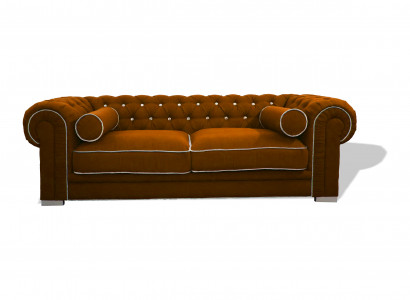 Chesterfield Canapé 3-Sëzeger Gepolstert Designer Canapéen Sofas Garnitur SL Canapé 30