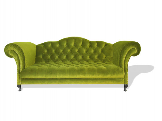 Chesterfield Sofa 3 PLATZEN Gepolstert Designer Couchen Sofas Garnitur SL Sofa 50