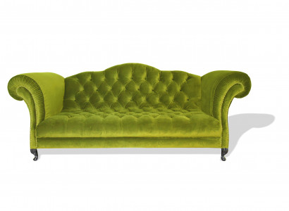 Chesterfield Sofa 3 PLATZEN Gepolstert Designer Couchen Sofas Garnitur SL Sofa 50