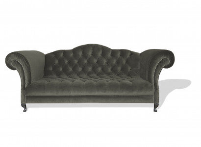 Chesterfield Canapé 3-Sëtz Polster Designer Couchen Sofa Set SLIII Canapé №1