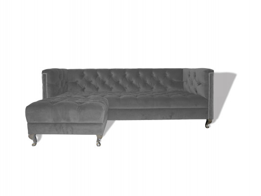 Chesterfield Sofa 3-Sëtzer Polster Designer Couche Sofa-Garnitur SLIII Sofa №6