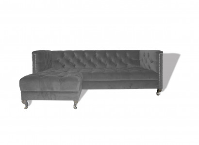 Chesterfield Sofa 3-Sëtzer Polster Designer Couche Sofa-Garnitur SLIII Sofa №6