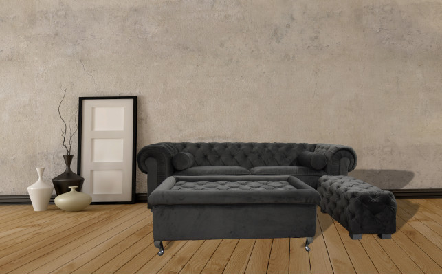 Chesterfield Sofa Polster Designer Couchen Sofas Garnitur Couch SLIII Sofa №18