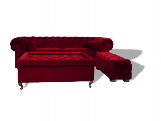 Chesterfield Sofa Polster Designer Couchen Sofas Garnitur Couch SLIII Sofa №20