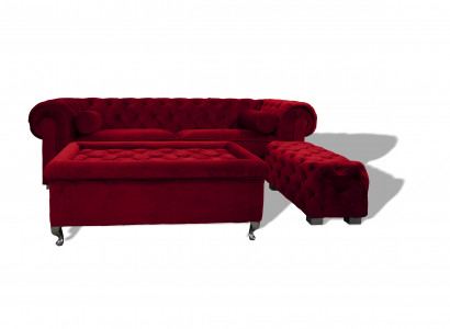 Chesterfield Sofa Polster Designer Couchen Sofas Garnitur Couch SLIII Sofa №20