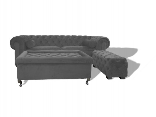 Chesterfield Sofa Polster Designer Sofas Garnitur Couch SLIII Sofa Nr. 21