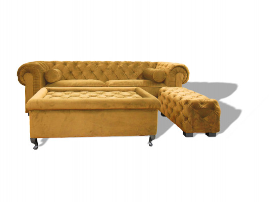 Chesterfield Sofa Polster Designer Couchen Sofas Garnitur Couch SLIII Sofa Nr. 22