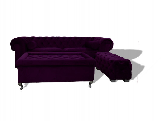 Chesterfield Sofa Polster Designer Canapéen Sofas Garnitur Canapé SLIII Sofa №23