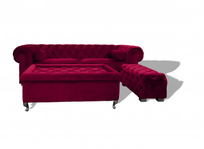 Chesterfield Sofa Polster Designer Canapéë Sofas Garnitur Canapé SLIII Sofa №24