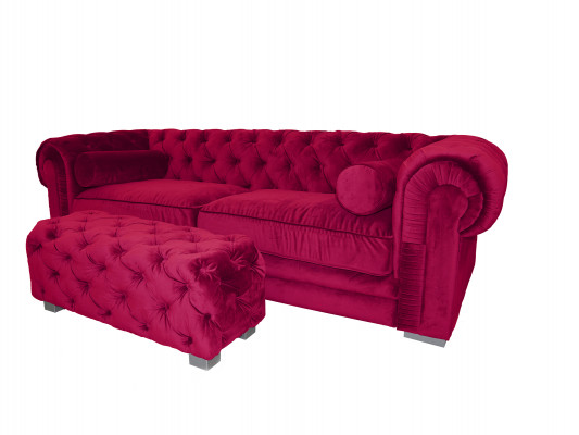 Chesterfield Canapé Polster Designer Couchen Sofas Garnitur Canapé SLIII Canapé №39