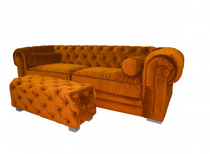 Chesterfield Sofa Polster Designer Canapéë Couchen Garnitur Canapé SLIII Canapé №41