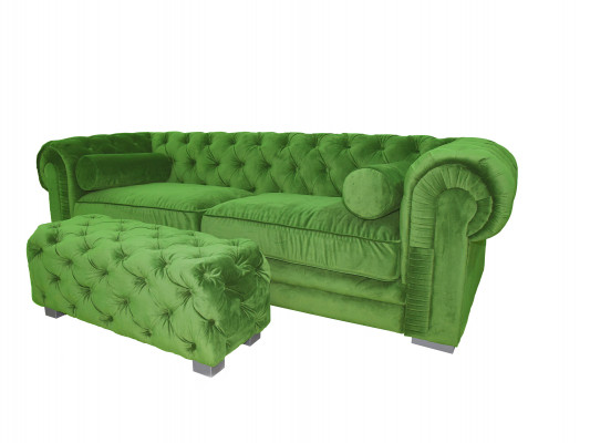 Chesterfield Sofa Polster Designer Dëscher Sofas Garnitur Canapé SLIII Sofa №42