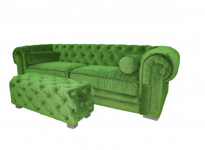 Chesterfield Sofa Polster Designer Dëscher Sofas Garnitur Canapé SLIII Sofa №42