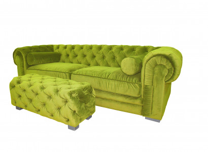 Chesterfield Sofa Këssen Designer Couchen Sofaen Garnitur Canapé SLIII Sofa Nr. 43