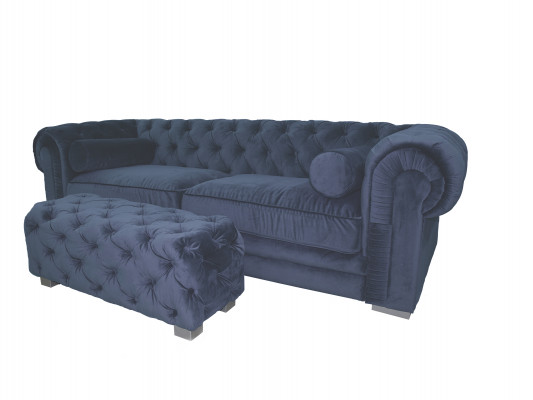 Chesterfield Sofa Polster Designer Couchen Sofas Garnitur Canapé SLIII Sofa №44