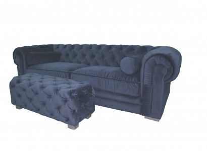 Chesterfield Sofa Polster Designer Couchen Sofas Garnitur Canapé SLIII Sofa №44
