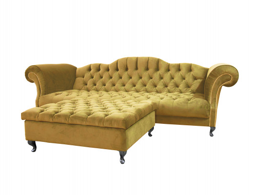 Chesterfield Sofa Polster Designer Canapéën Sofas Garnitur Canapé SLIII Sofa №51