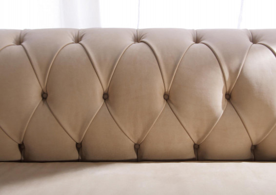 Sofagarnitur Gepolstert Couch Sofa Klassesch Chesterfield 3-Sëtzer Sofae Washington