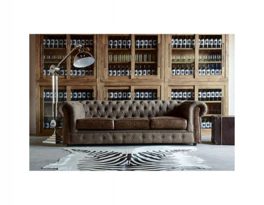 Sofagarnitur Polstersofa Couch Sofa Klassik Chesterfield 3-Sëtzer Set Nei NAPOLI IV