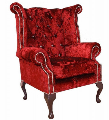 Ohrensessel Chesterfield Fauteuil Sëtz Club Lounge Fernseh Sofa Relaxfauteuil Nei