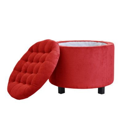 Hocker Fousshocker Ottoman Sëtzocker Sëtzpouf Wunnzëmmer Designer Solano